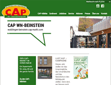 Tablet Screenshot of cap-markt.de